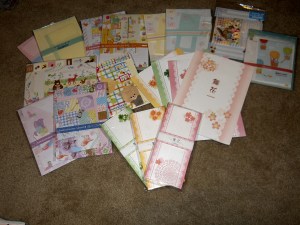 japanese stationery, japanese letter sets