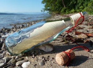 message in a bottle