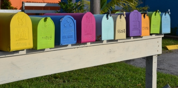 Colorful Mailboxes - from Morguefile (cropped)