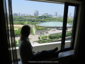osaka castle, hotel new otani osaka